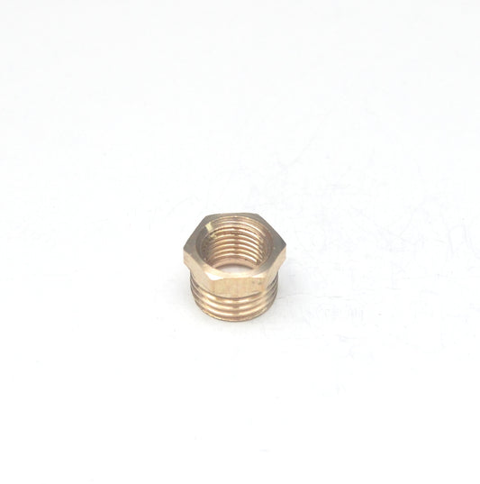 1/4" BSP Male - 1/8" BSP Female Brass Bushing British Pipe Thread