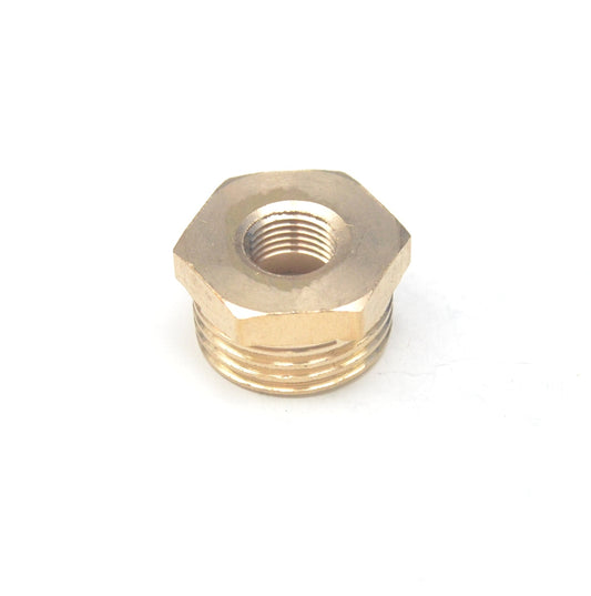 1/2" BSP Male - 1/8" BSP Female Brass Bushing British Pipe Thread