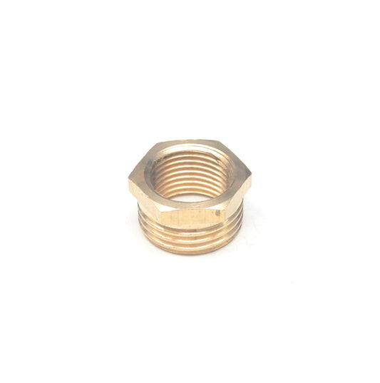 1/2" BSP Male - 3/8" BSP Female Brass Bushing British Pipe Thread