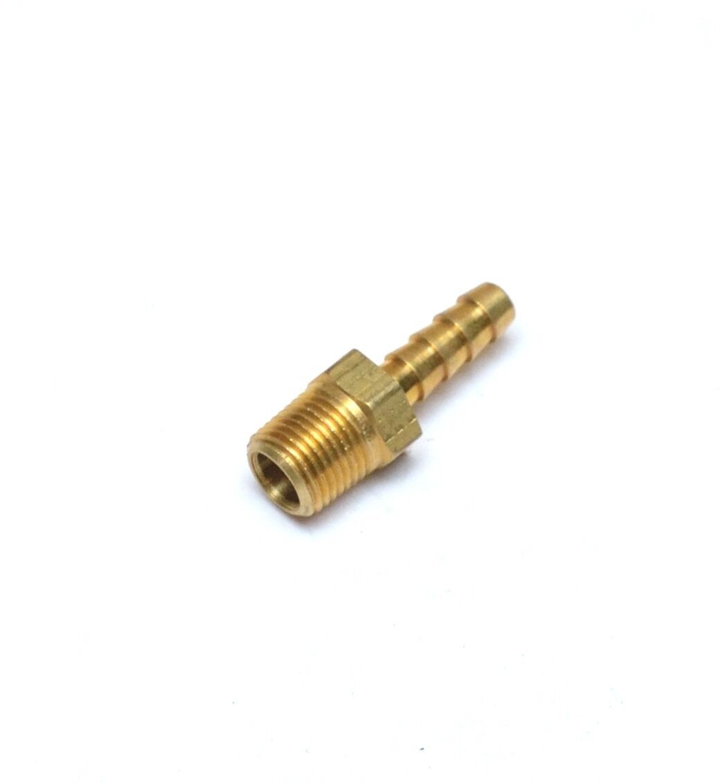 Straight 3/16 Hose ID to 1/8 Male Npt Brass Barbed Fitting Water Oil Gas Air Fuel