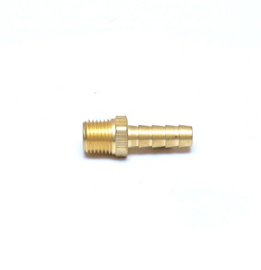 Straight 5/16 Hose ID to 1/4 Male Npt Brass Barbed Fitting Water Oil Gas Air Fuel