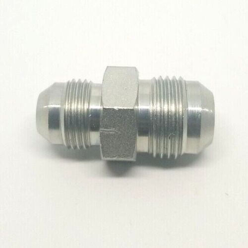 1/2 Jic 37 x 3/8 Jic 37 Male Hydraulic Flare Straight Union Nipple Steel FasParts 2403-08-06