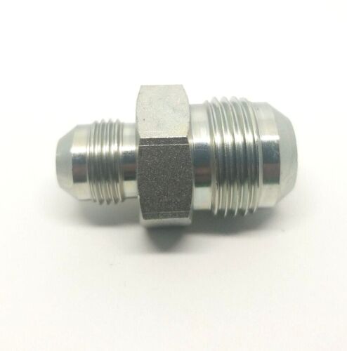 3/4 Jic 37 x 1/2 Jic 37 Male Hydraulic Flare Straight Union Nipple Steel FasParts 2403-12-08