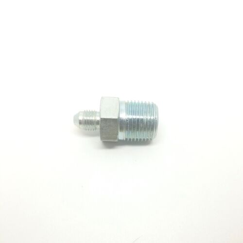 1/4 Jic 37 Flare Male x 1/2 Male Npt Straight Hydraulic Fitting Adapter Steel FasParts 2404-04-08