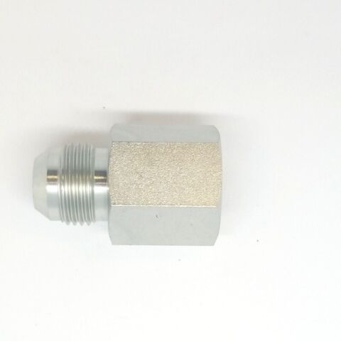 5/8 Jic 37 Male Flare x 1/2 Female Npt Hydraulic Straight Adapter Steel FasParts 2405-10-08