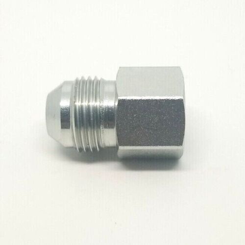 3/8 Female Jic 37 x 1/2 Male Jic 37 FasParts Hydraulic Steel Reducer Adapter