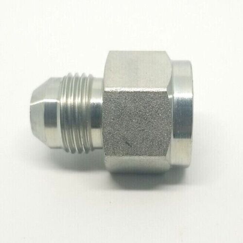 5/8 Female Jic 37 x 1/2 Male Jic 37 FasParts Hydraulic Steel Reducer Adapter