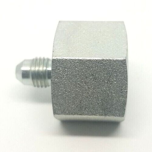 3/4 Female Jic 37 x 1/4 Male Jic 37 FasParts Hydraulic Steel Reducer Adapter