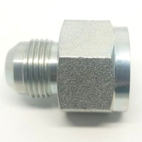 3/4 Female Jic 37 x 5/8 Male Jic 37 Hydraulic Steel Reducer Adapter 2406-12-10
