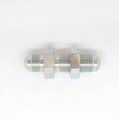 3/8 Jic 37 Male Flare Bulkhead Union Hydraulic Steel Fitting 2700-06-06