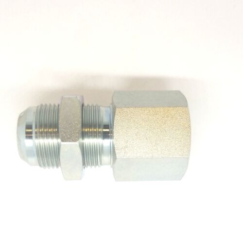 1 Jic 37 Flare Male x 1 Npt Female Bulkhead Adapter Hydraulic Steel Fitting 2705-16-16