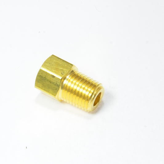 1/4 Female Gas Flare to 1/4 Npt Male Pipe Connector Brass Fitting
