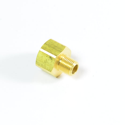 1/4 Female Flare to 1/8 Male Npt Pipe Adapter Connector Brass Fitting