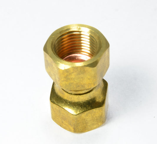 3/8 Od Tube Swivel Coupling Female Sae 45 Degree Flare Brass Fitting 34-6