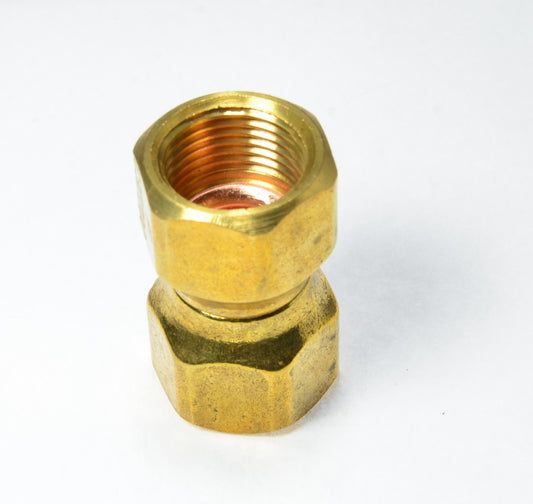 1/2 Od Female Tube Swivel Coupling Sae 45 Degree Flare Brass Fitting 34-8