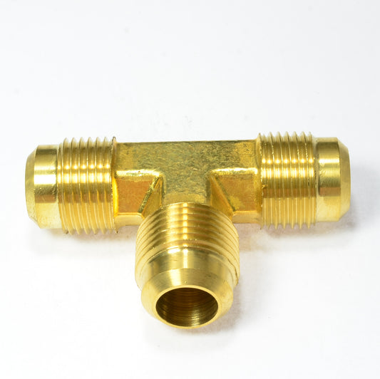 5/8 Tube OD Male Flare Tee Union Sae 45 Degree Mfl Fitting Hvac LNG LP Gas Air