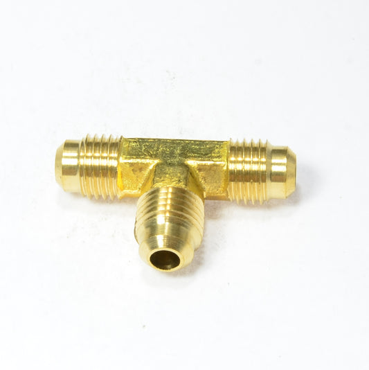 1/4 Tube OD Male Flare Tee Union Sae 45 Degree Mfl Fitting Hvac LNG LP Gas Air