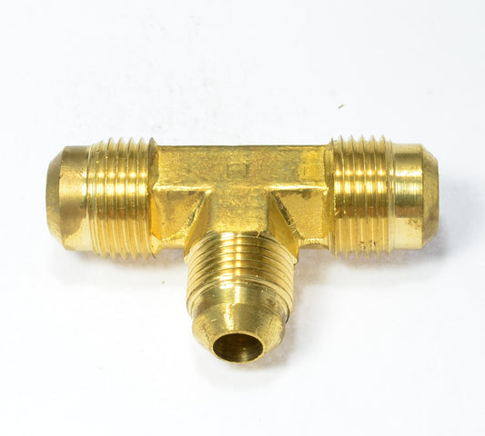 SAE 45 Union Tee T Male Reducer1/2 Tube OD MFL x3/8 Tube OD MFL