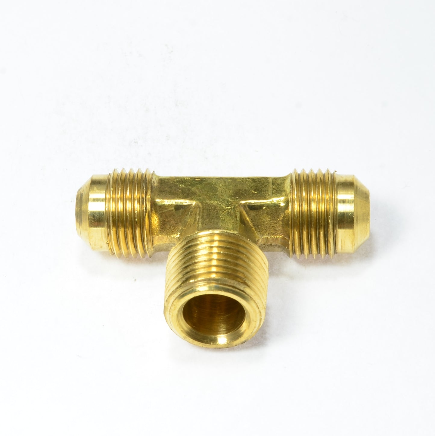 3/8 Od to 3/8 Npt Sae 45 Flare to Male Pipe Branch Tee Propane Gas Air