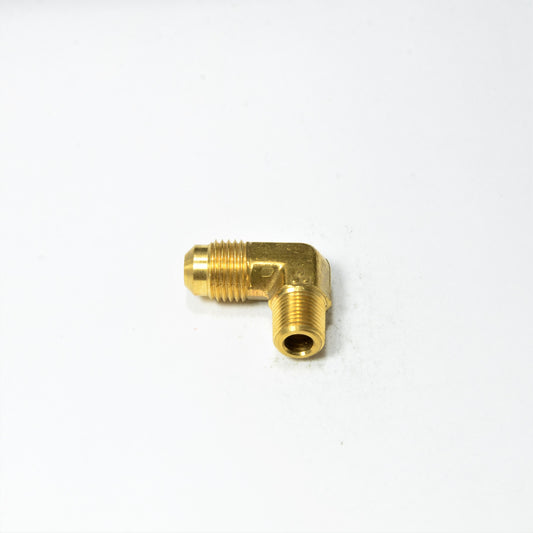 5/16 Od Male Sae 45 Flare to 1/8 Npt Male Elbow L Adapter Fitting for Natural Gas Propane HVAC
