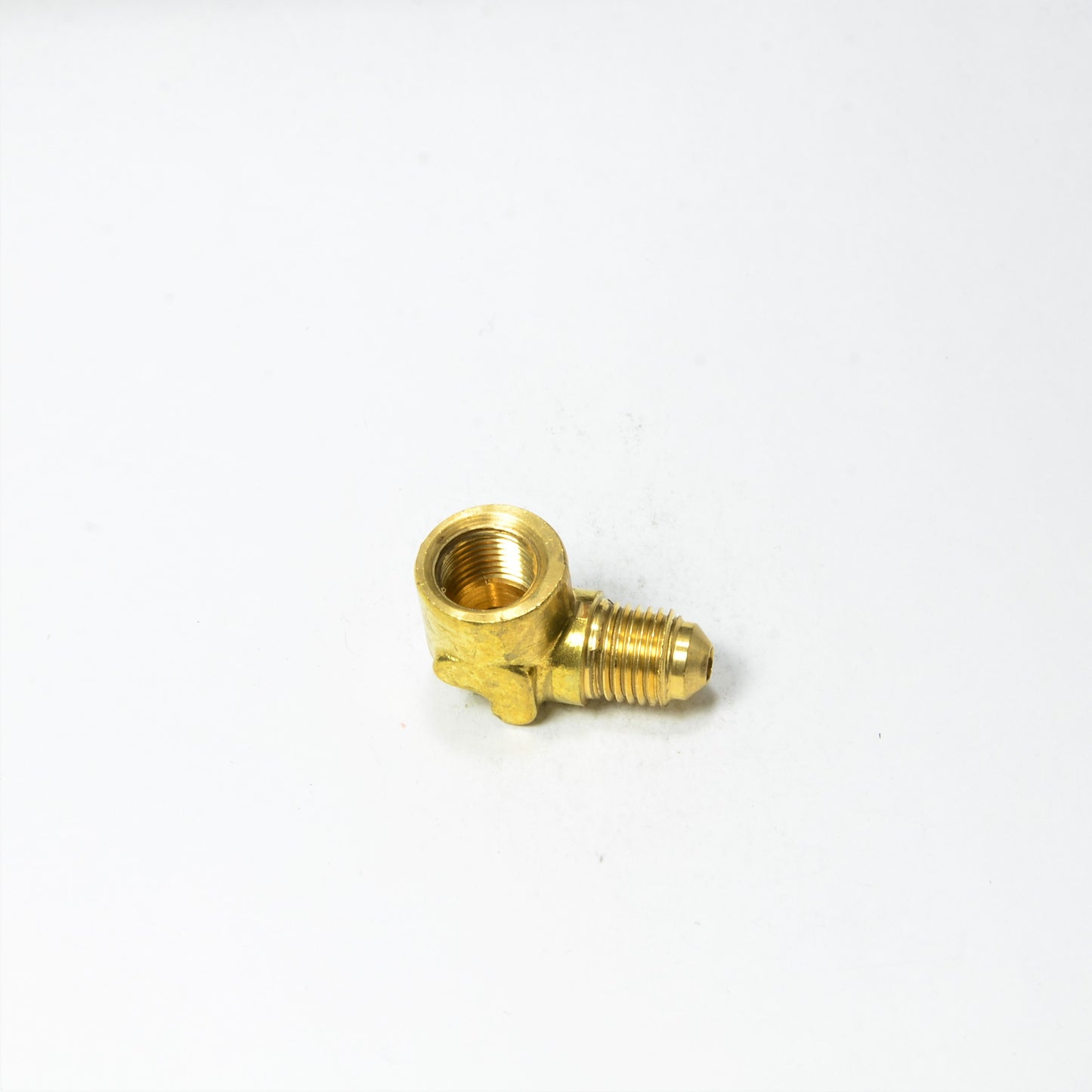 1/8 Od Male Sae 45 Flare to 1/8 Npt Female Elbow L Adapter Fitting for Natural Gas Propane HVAC