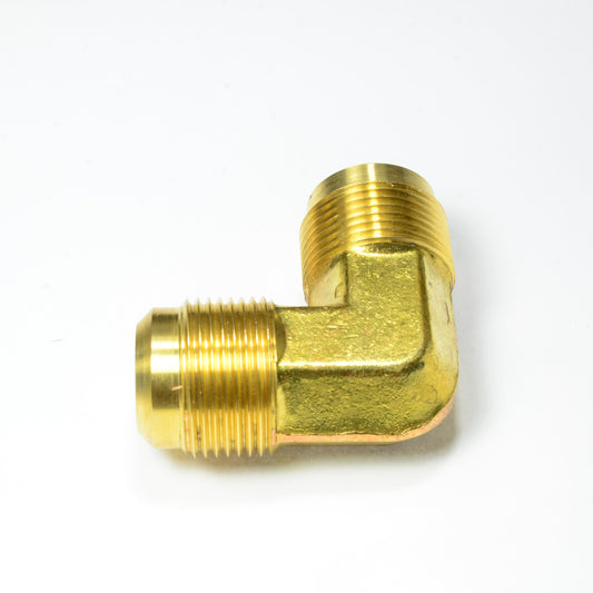 Gas Male Flare Elbow 3/4 Tube OD Sae 45 Degree Fitting for Propane HVAC Natural Gas