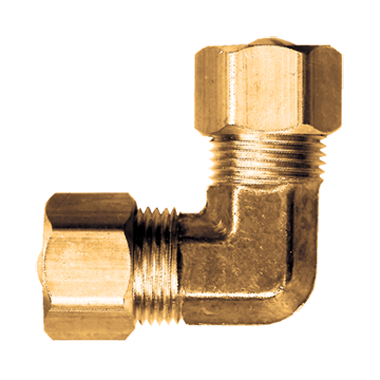 1/2 to 3/8 Tube Od Reducer Elbow L Union Coupling Compression Fitting for Copper Tubing Water Air Oil