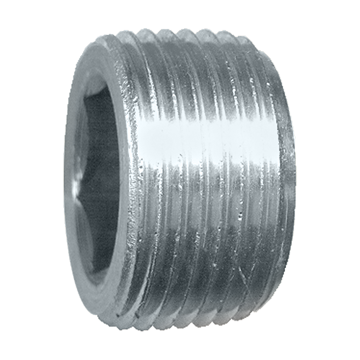 Steel 2" Male Npt Countersunk Hex Allen Key Pipe Plug Mip Mpt Water Oil Gas