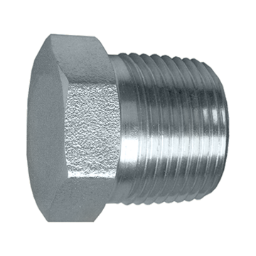 Steel 1-1/4 inch Male Npt Hex Head Pipe Plug Mip Mpt Water Oil Gas