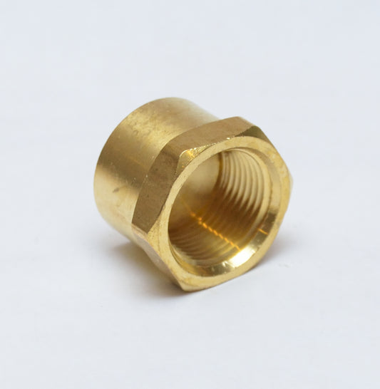 1" BSP Female  Brass British Pipe Cap