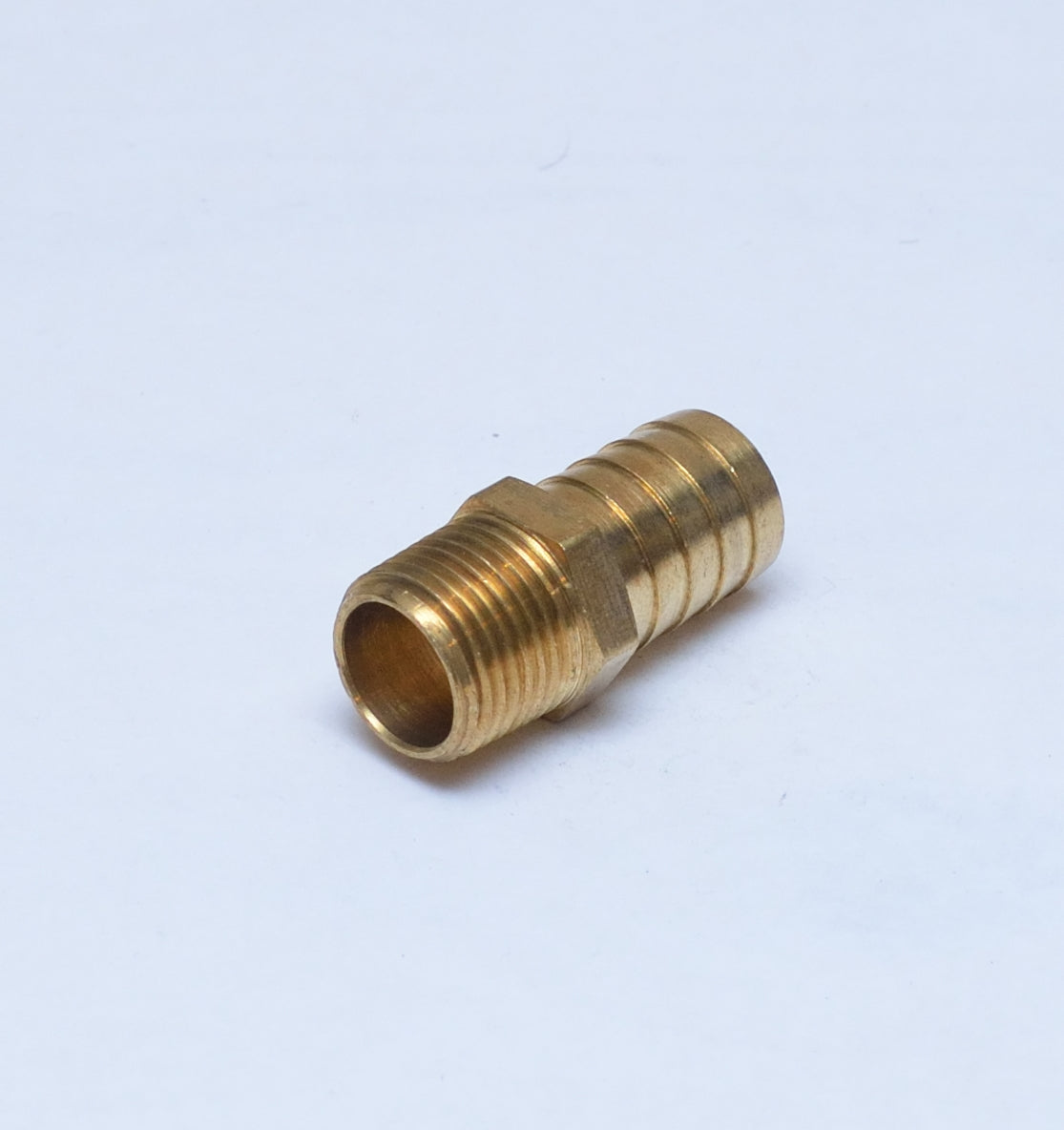 Straight 3/4 Hose ID to 1/2 Male Npt Brass Barbed Fitting Water Oil Gas Air Fuel