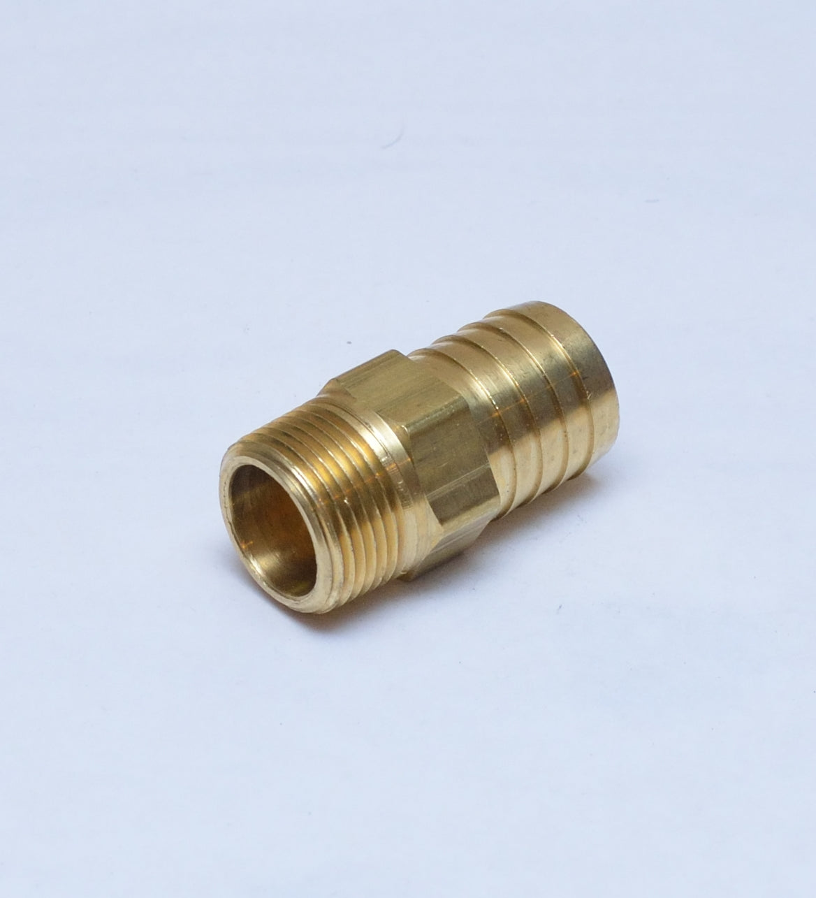 Straight 1 inch Hose ID to 3/4 Male Npt Brass Barbed Fitting Water Oil Gas Air Fuel