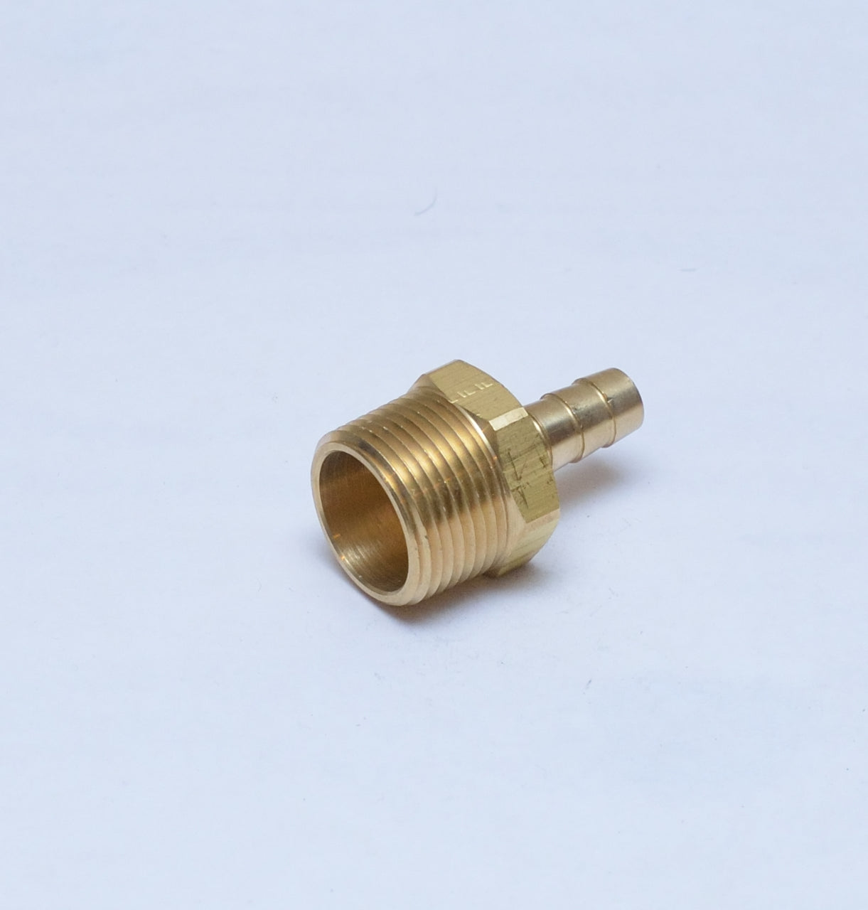 Straight 3/8 Hose ID to 3/4 Male Npt Brass Barbed Fitting Water Oil Gas Air Fuel