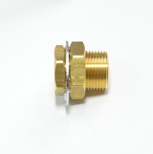 3/8" NPT x 1.25" Length Brass Bulkhead Terminal Bolt Air Brake FasParts