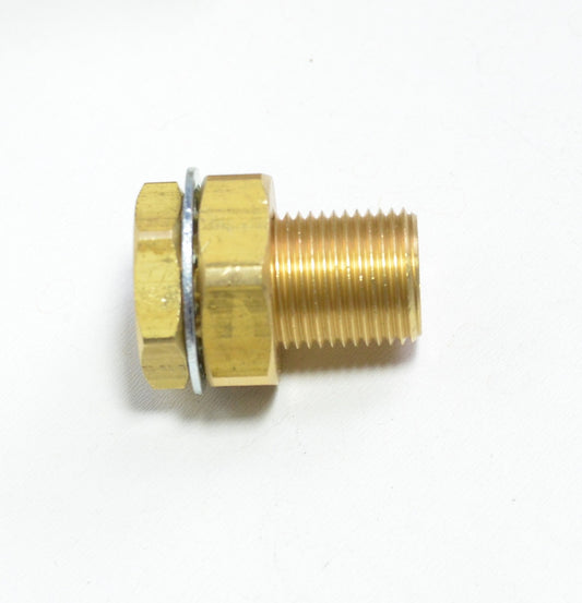 1/4" NPT x 1.5" Bulkhead Fitting Terminal Bolt Brass Female Long Air Fasparts