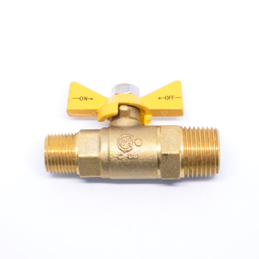 FASPARTS Fuel Oil Tank Utiility Ball Valve 1/2 Male NPT x  3/8 Male NPT