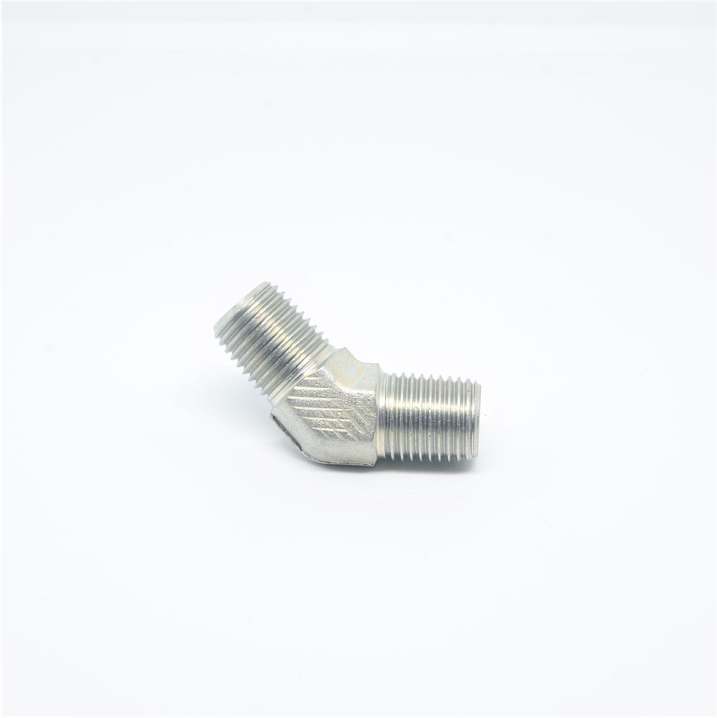 Steel 45 Degree Elbow 1/4 Male Npt Fitting Fuel Air Oil Fluid Vacuum WOG
