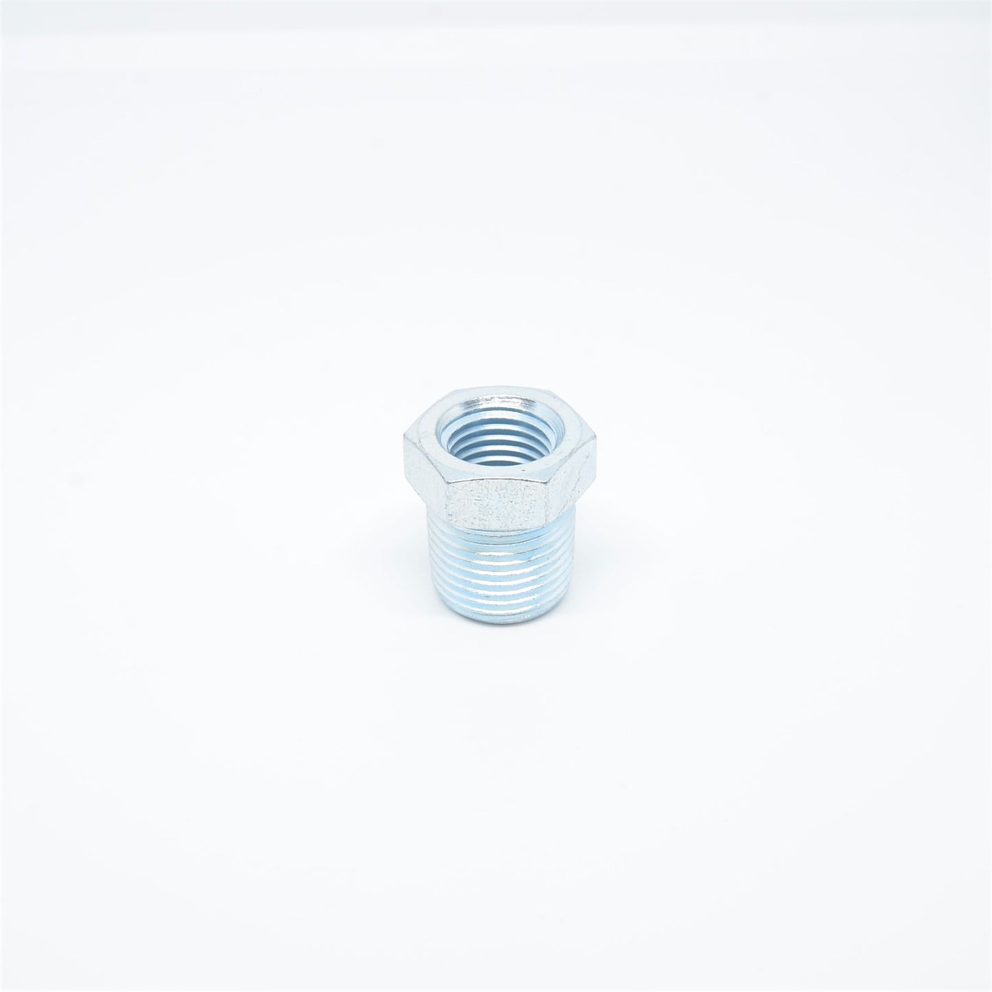 Steel 3/8 Male to 1/4 Female Npt Reducer bushing pipe fitting Fuel Oil Gas Liquid Gauge Probe