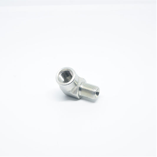 Steel Street Elbow 90 Degree Fitting 1/8 Female Npt x 1/8 Npt Male Water Oil Fuel Liquid