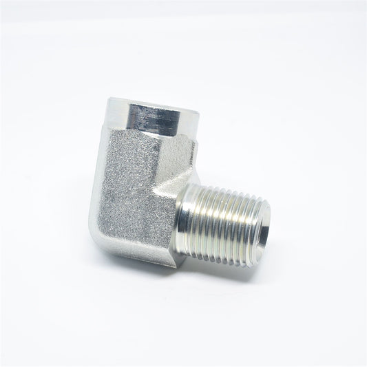 Steel Street Elbow Fitting 1/2 Female Npt x 1/2 Npt Male Water Oil Fuel Liquid