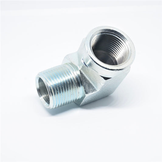 Steel Street Elbow Fitting 3/4 Female Npt x 3/4 Npt Male Water Oil Fuel Liquid