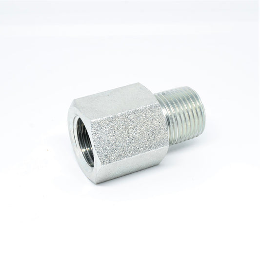 1/2 Female Npt to 1/2 Npt Male Carbon Steel Pipe Adapter Fitting Water Oil Fuel Liquid
