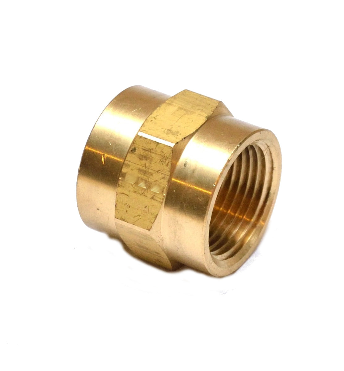 3/4 Npt Female Straight Coupling Brass Pipe Fitting Air Water Oil Gas Fuel