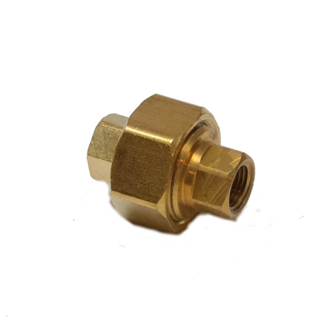 1/8 Npt Female 3 Piece Union Coupling Brass Pipe Fitting Air Water Oil Gas Fuel