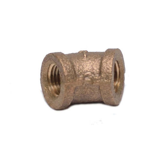 1/4 Npt Female 45 Degree Elbow Brass Fitting Water Oil Gas Fuel Air