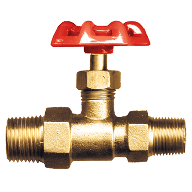 FASPARTS Fuel Oil Tank Needle Utility Valve 1/2 Male NPT x  3/8 Male NPT