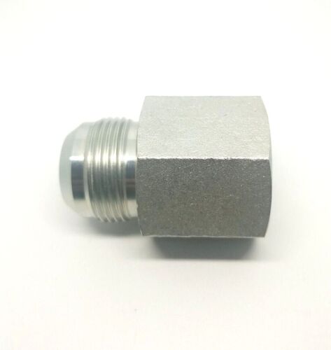 1 Jic 37 Male Flare x 1 Female Npt Hydraulic Straight Adapter Steel FasParts 2405-16-16