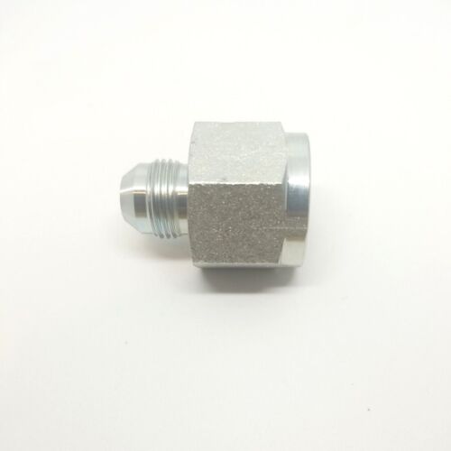 3/4 Female Jic 37 x 1/2 Male Jic 37 FasParts Hydraulic Steel Reducer Adapter