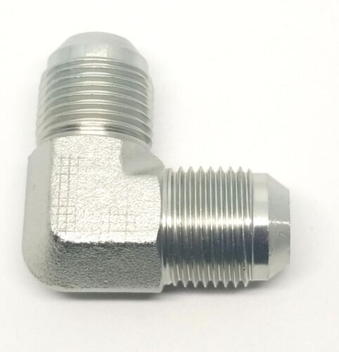 5/8 Jic 37 Male Flare 90 Degree Hydraulic Elbow Steel Fitting FasParts 2500-10-10