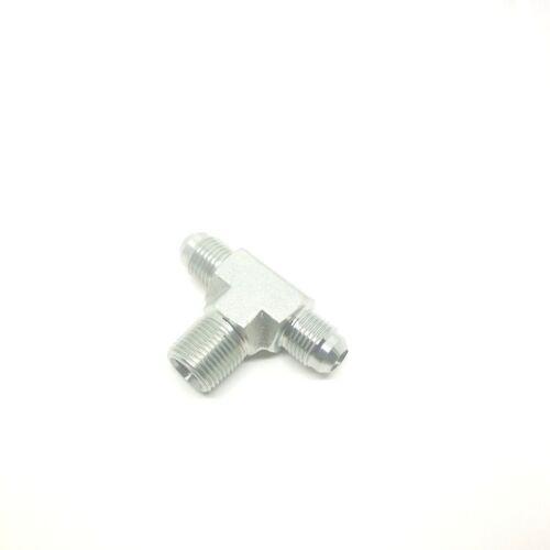 3/8 Jic 37 Male Flare x 3/8 Npt Male FasParts Hydraulic Steel Tee Branch Npt Center 2601-06-06-06